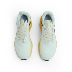 Flam Men’s Sports Running Shoes - White/Yellow