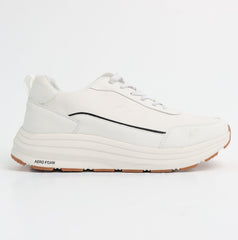 Liquids - Nova Cloud Memory Foam (Lace-Up) - White