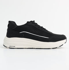 Liquids - Nova Cloud (Lace-Up) - Black (White Sole)