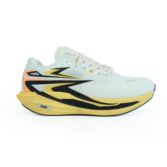 Flam Men’s Sports Running Shoes - White/Yellow