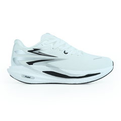 Flam Men’s Sports Running Shoes - White And Black