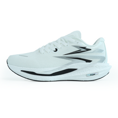 Flam Men’s Sports Running Shoes - White And Black