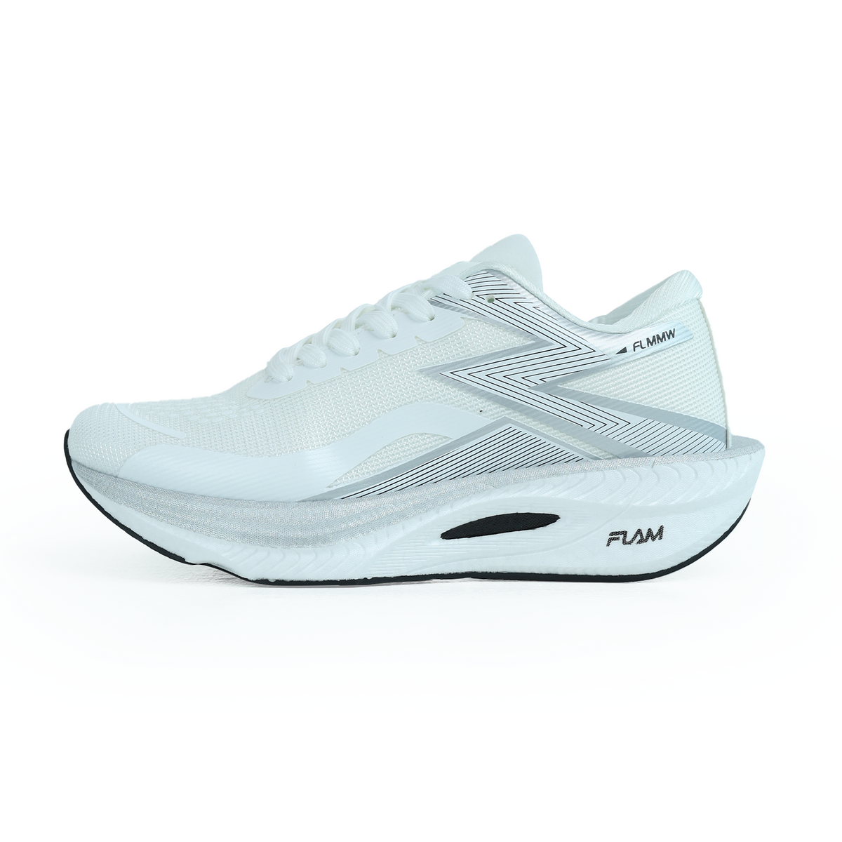 Flam Men’s Sports Running Shoes - White